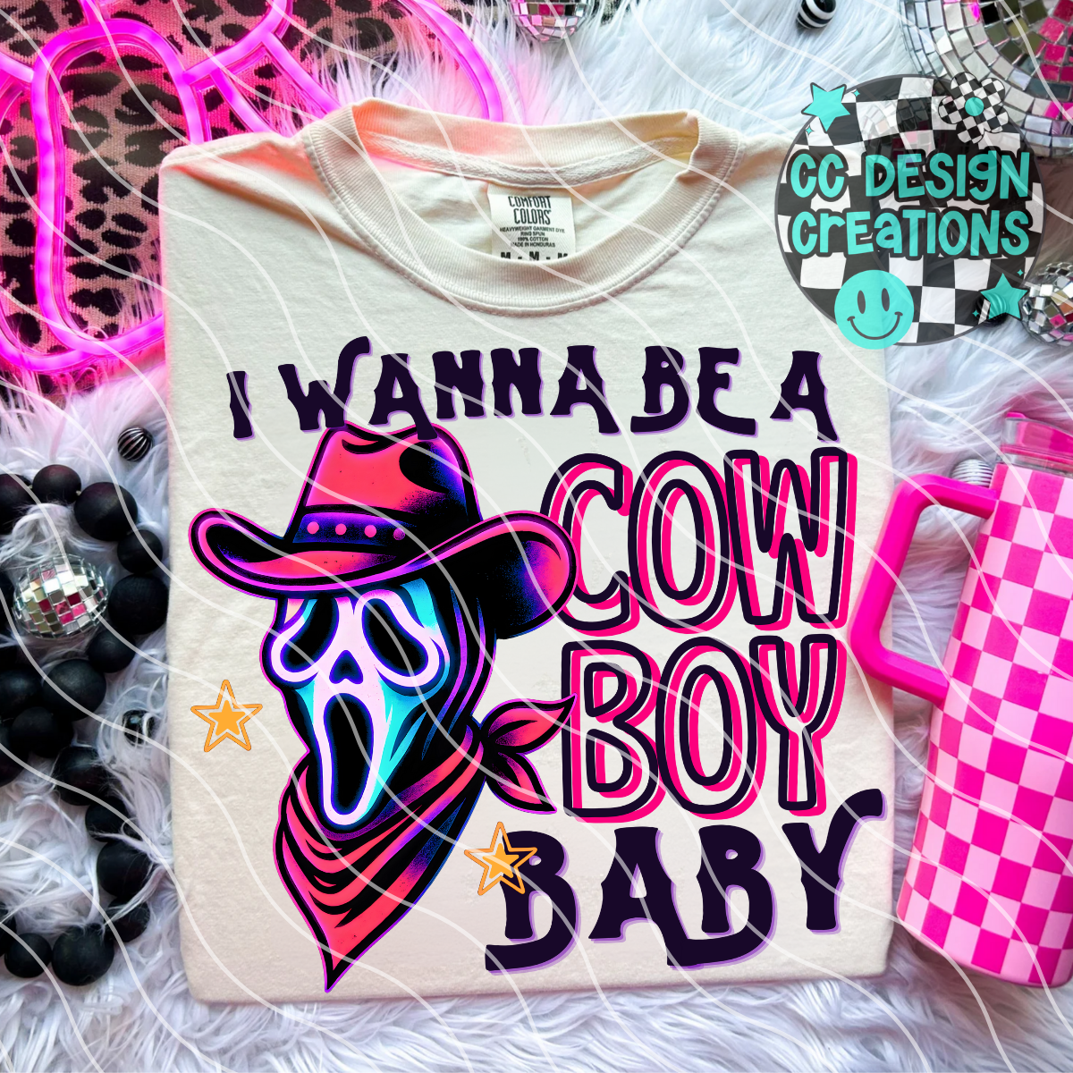 Ghostface Cowboy PNG Digital Download