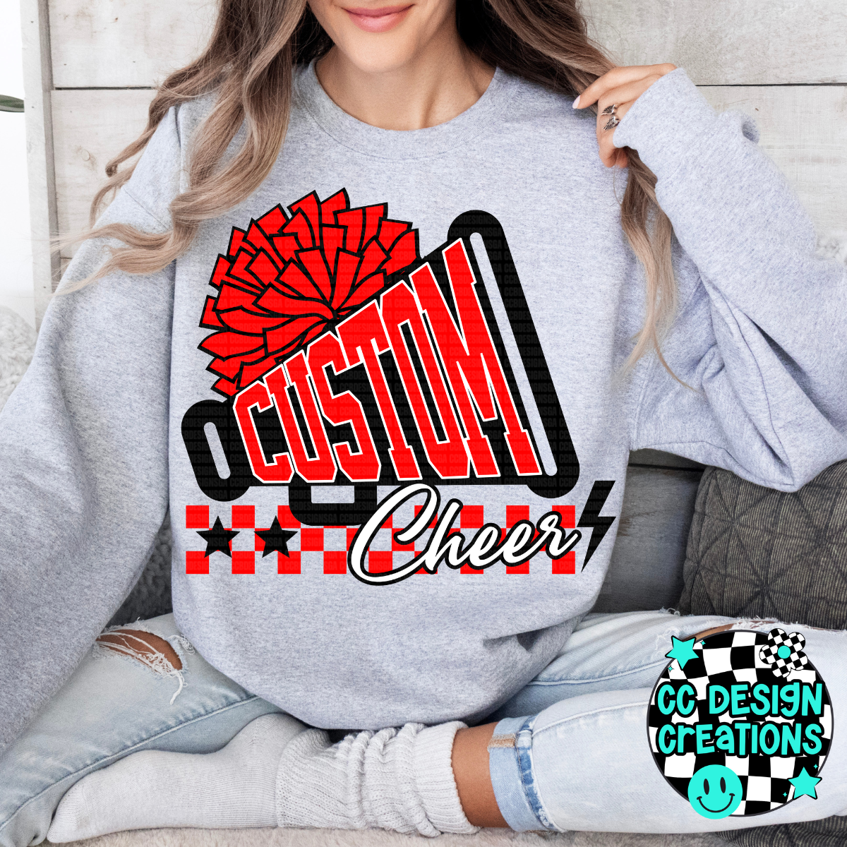 CUSTOM Cheer School Spirit PNG Digital Download