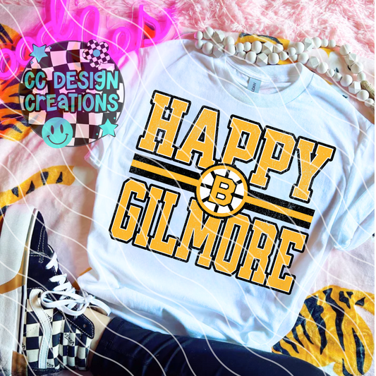 Happy Boston PNG Digital Download (2 FILES/DISTRESSED INCLUDED)