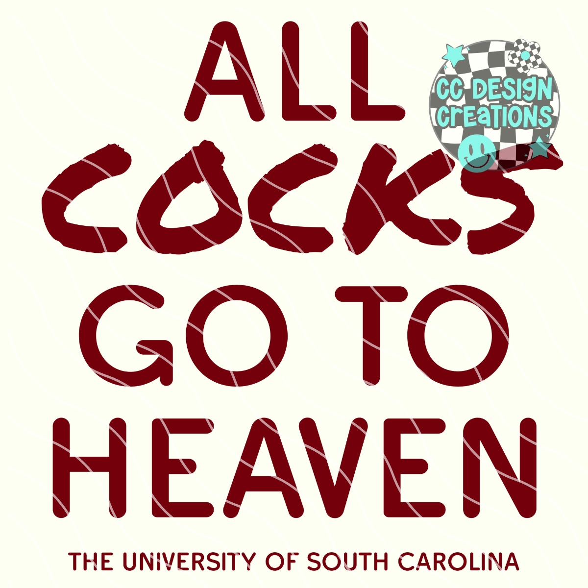 All Cocks Go To Heaven PNG Digital Download
