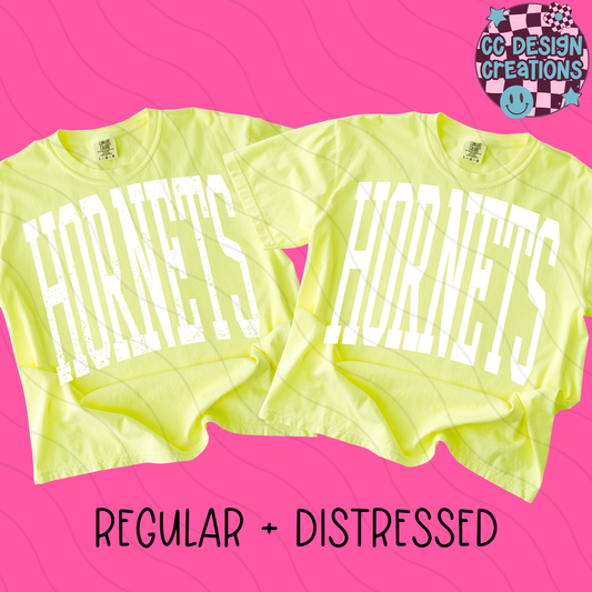 HORNETS MASCOT SKINNY VARSITY PNG DIGITAL DOWNLOAD (REG + DIS INCLUDED)