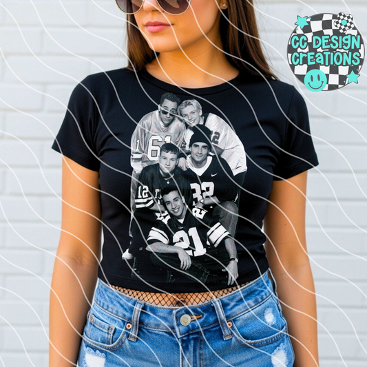 Backstreet Boys Halftone PNG Digital Download