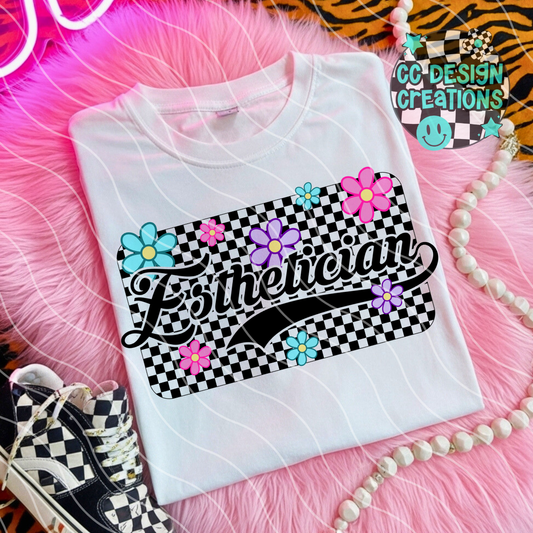 Esthetician Retro Spring PNG Digital Download