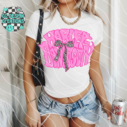 Harley Pink PNG Digital Download
