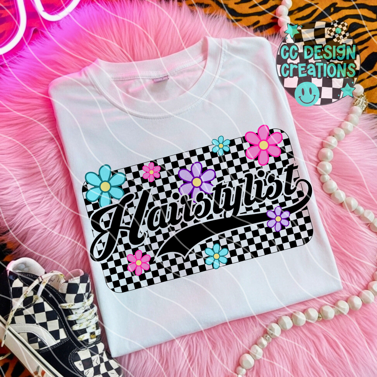 Hairstylist Retro Spring PNG Digital Download