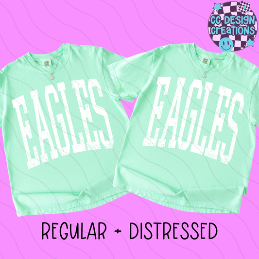 EAGLES MASCOT SKINNY VARSITY PNG DIGITAL DOWNLOAD (REG + DIS INCLUDED)