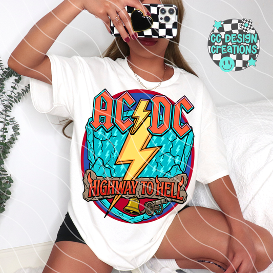 AC DC PNG Digital Download