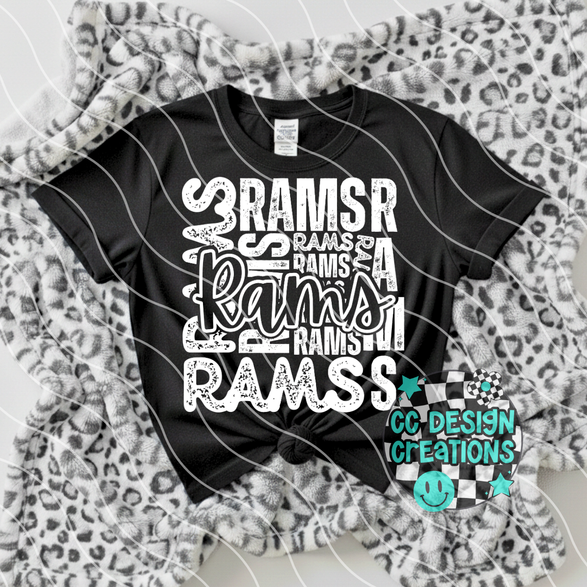 Rams Type Collage PNG Digital Download