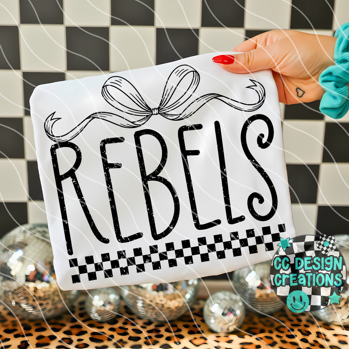 Rebels Distressed Mascot PNG Digital Download