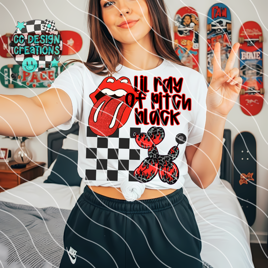 Pitch Black PNG Digital Download