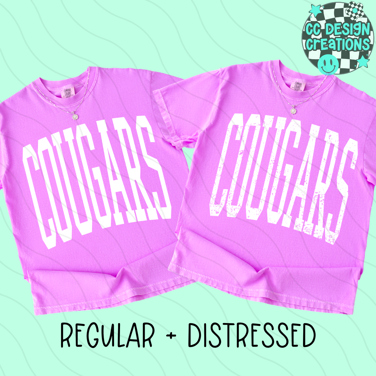 COUGARS MASCOT SKINNY VARSITY PNG DIGITAL DOWNLOAD (REG + DIS INCLUDED)