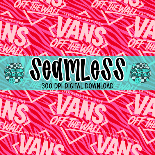Y2K VANS SEAMLESS PNG DIGITAL DOWNLOAD