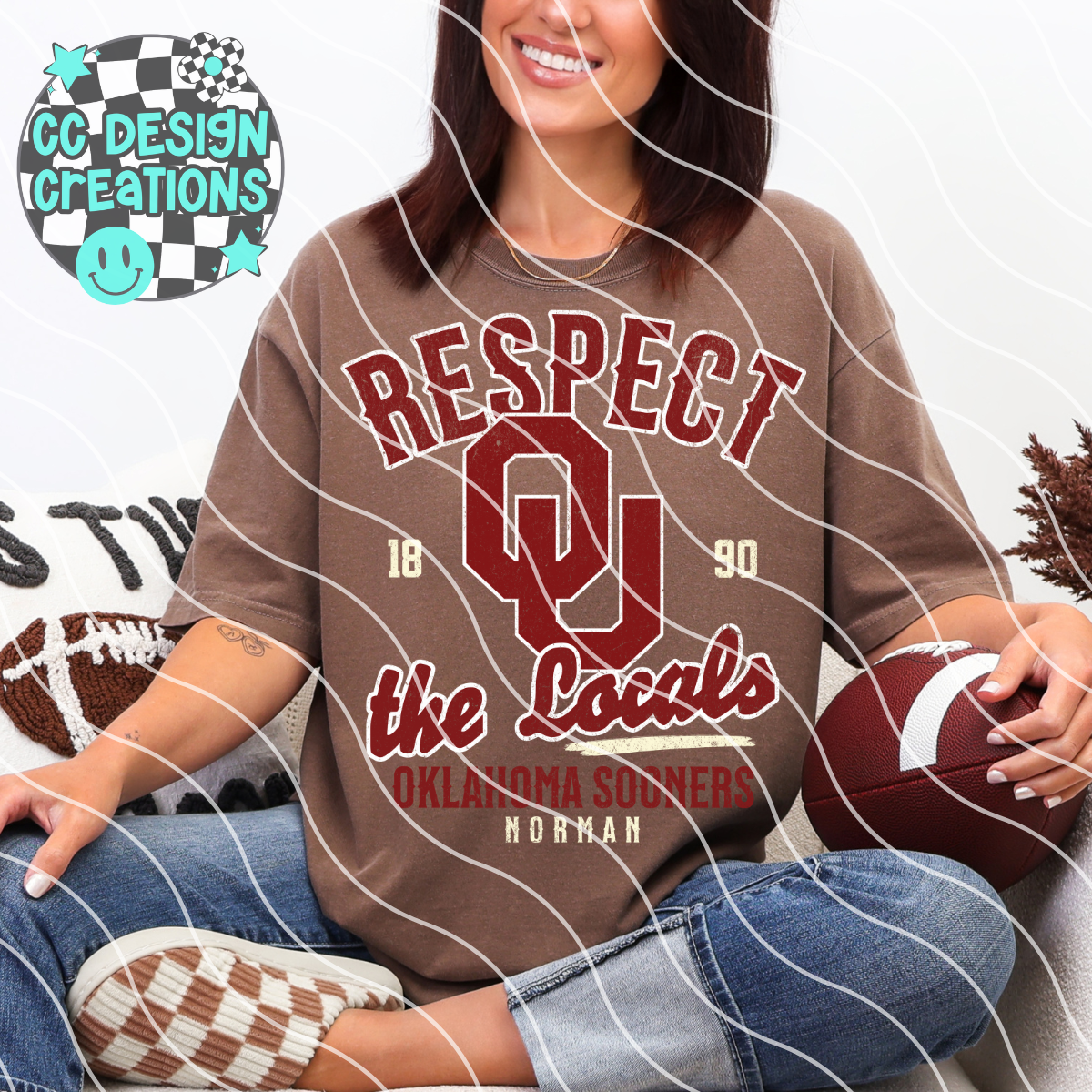 Respect The Locals Oklahoma PNG Digital Download