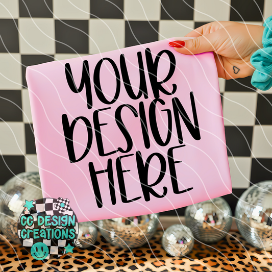 Light Pink Tee Leopard MOCK