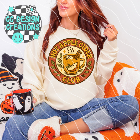 Hot Apple Cider Club PNG Digital Download