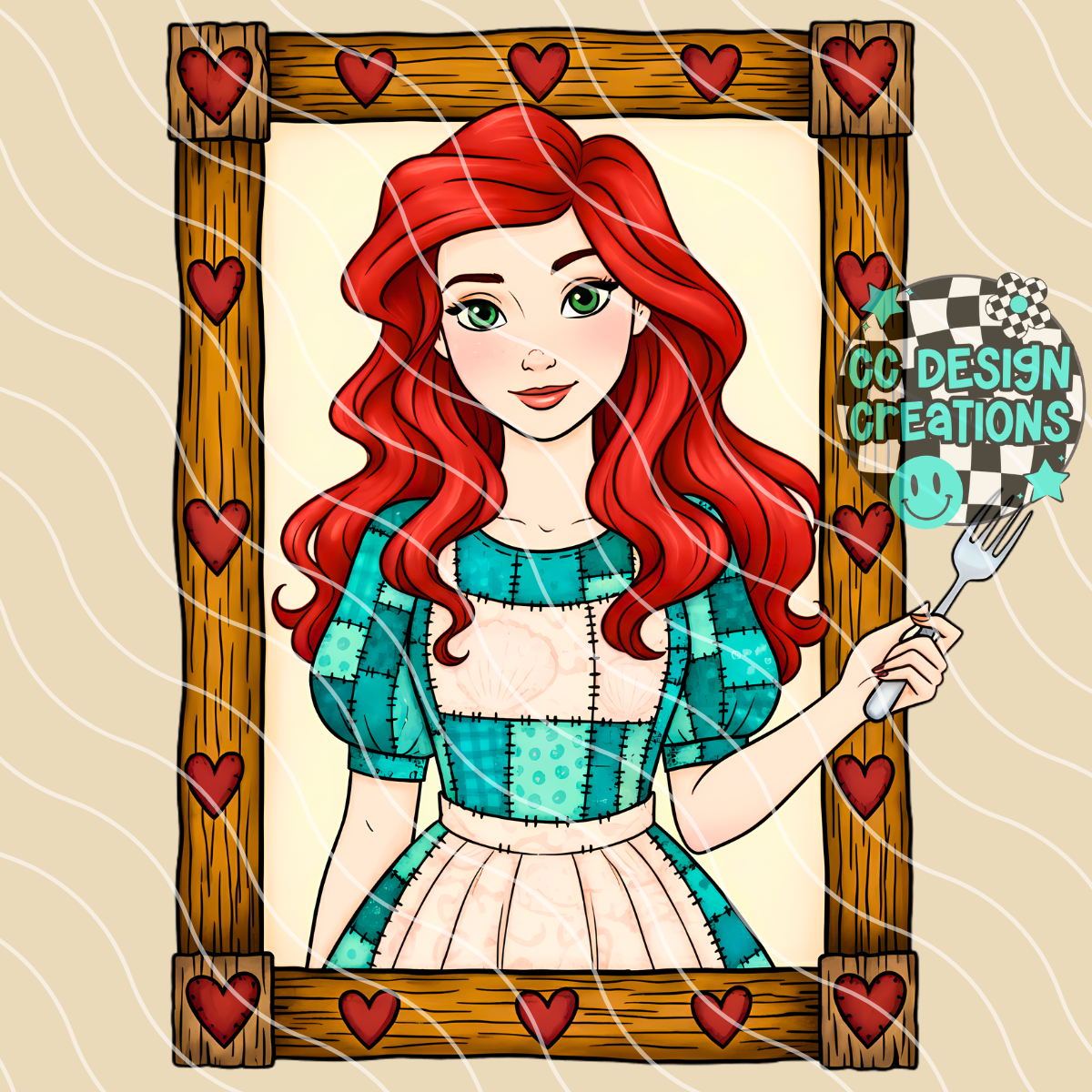 Thrifted Princess PNG Digital Download 6