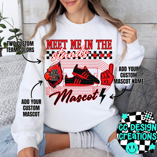 CUSTOM Meet Me In The Stands Track School Spirit PNG Digital Download