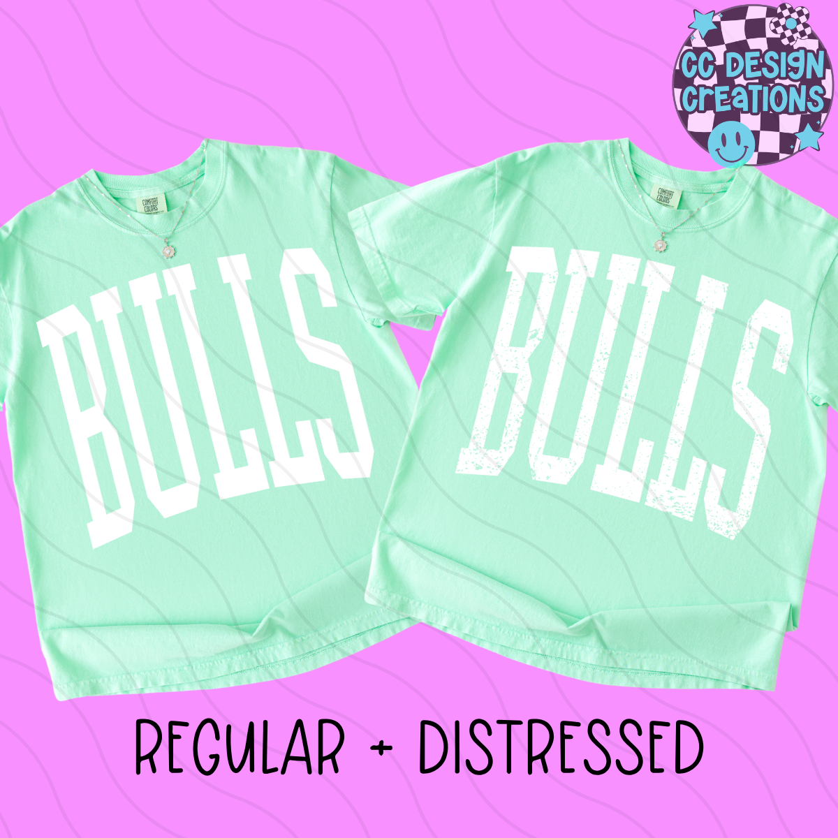 BULLS MASCOT SKINNY VARSITY PNG DIGITAL DOWNLOAD (REG + DIS INCLUDED)