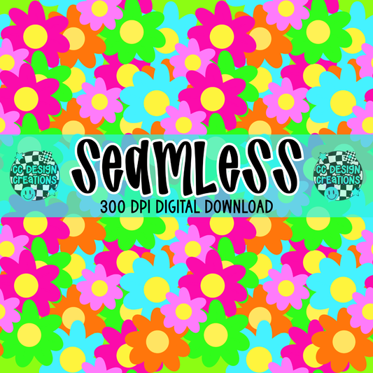 DONT WORRY BE HAPPY SEAMLESS PNG DIGITAL DOWNLOAD
