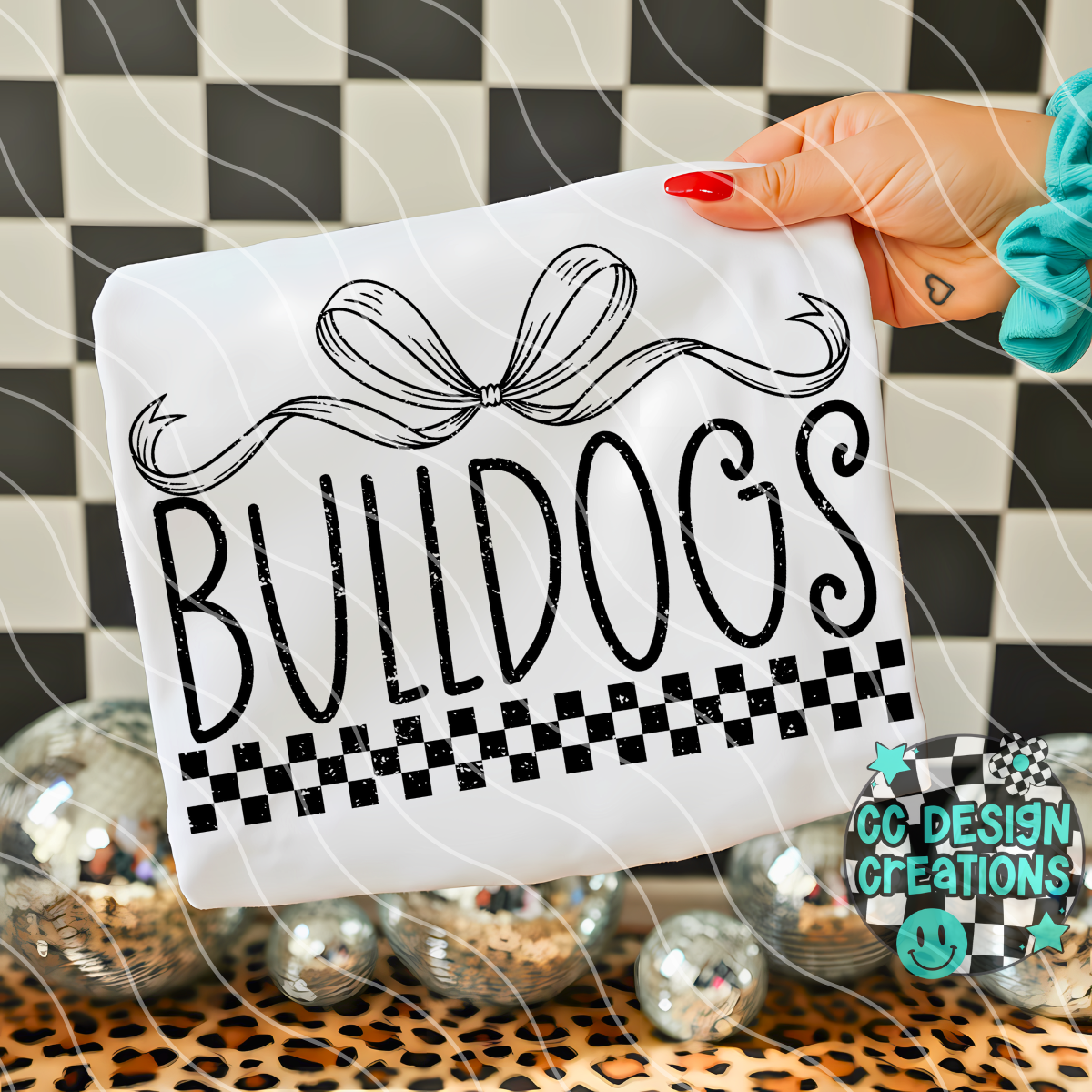 Bulldogs Distressed Mascot PNG Digital Download