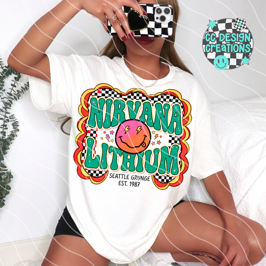 Nirv ana Lithium PNG Digital Download