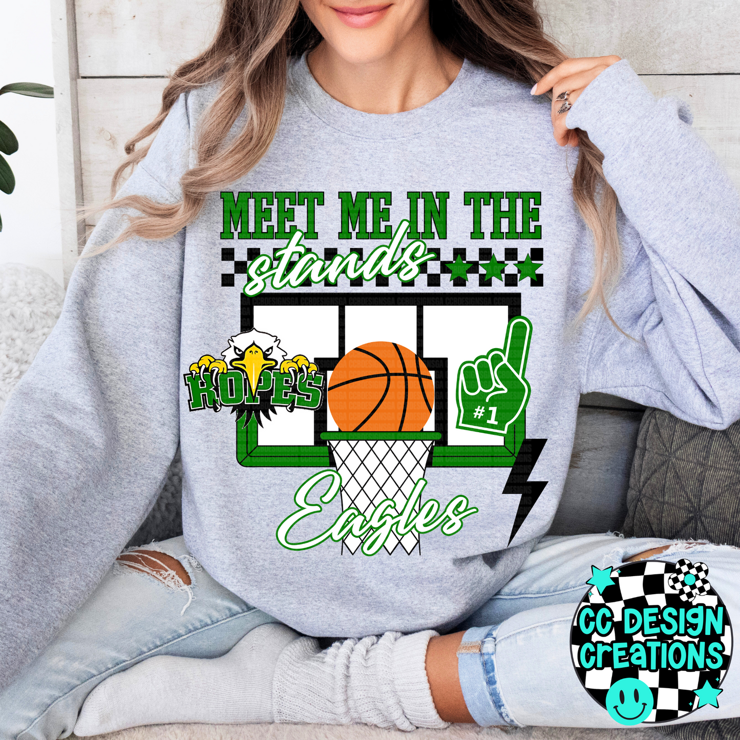 CUSTOM Meet Me In The Stands Basketball School Spirit PNG Digital Download