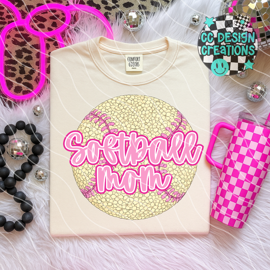 Softball Mom PNG Digital Download