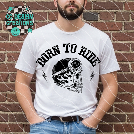 Born To Ride PNG Digital Download