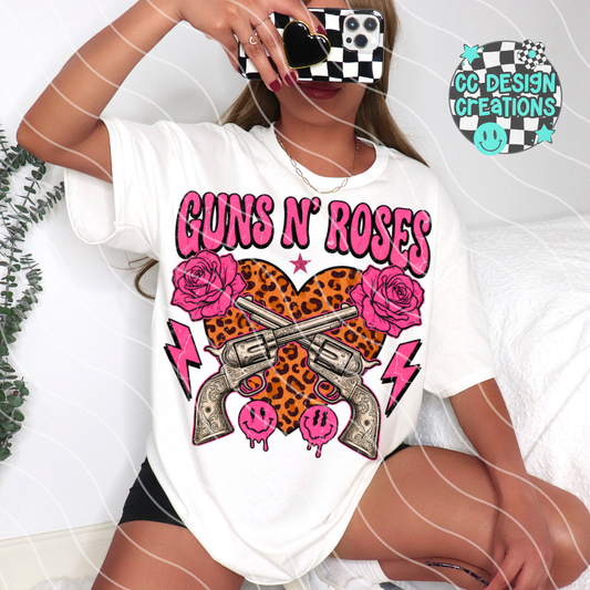 Guns N Ros es Leopard PNG Digital Download