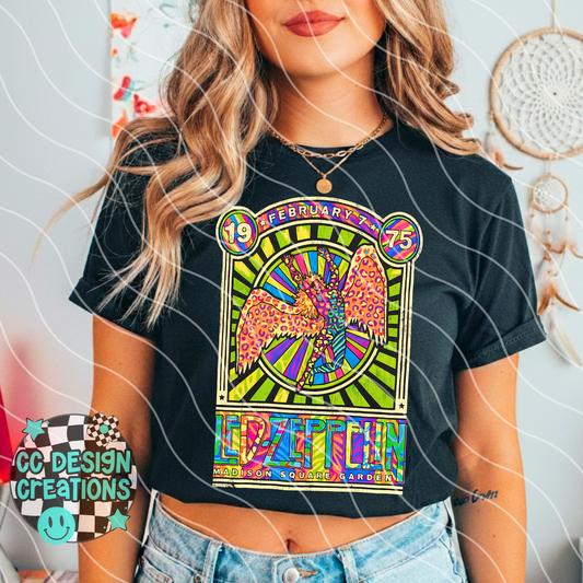 Led Zeppelin Wild PNG Digital Download