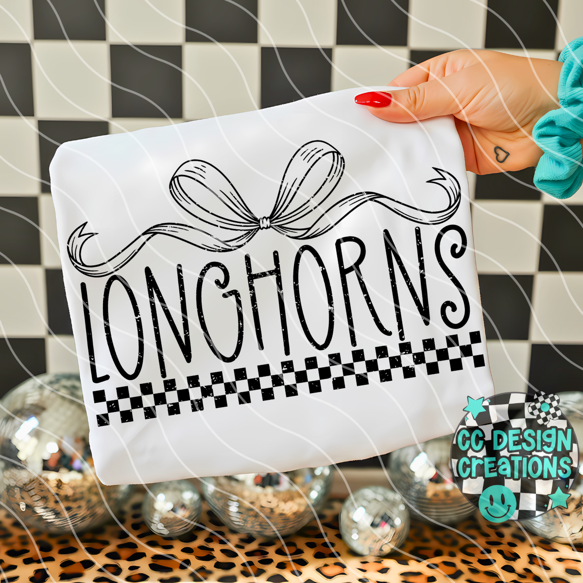 Longhorns Distressed Mascot PNG Digital Download
