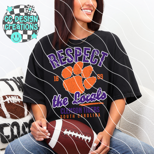 Respect The Locals Clem PNG Digital Download