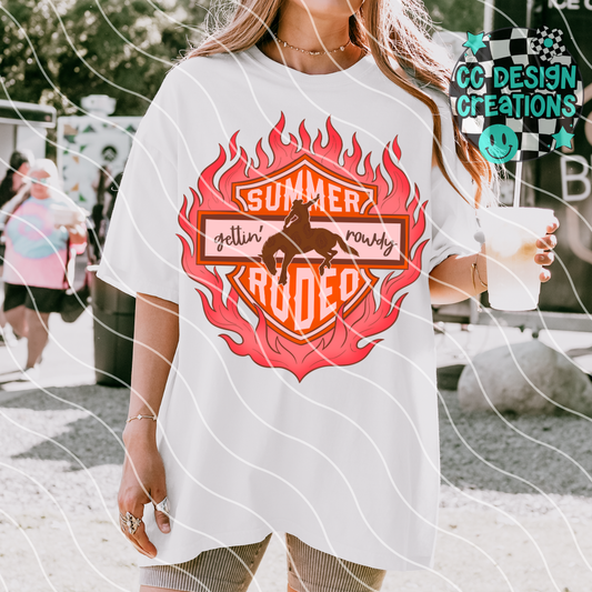 Summer Rodeo PNG Digital Download