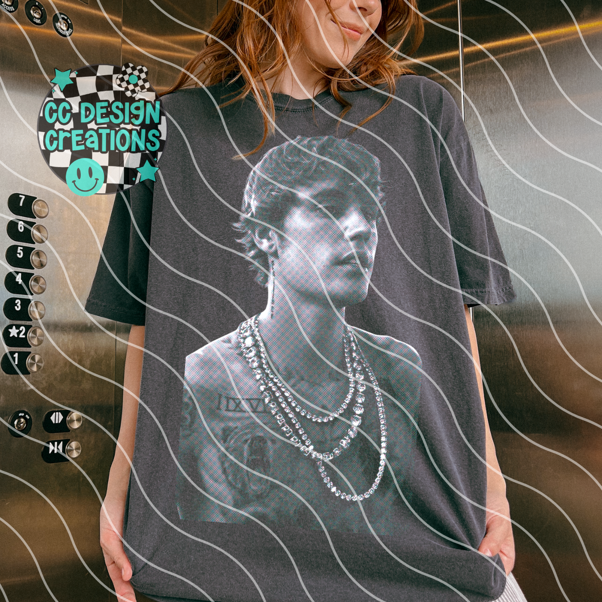 JB Halftone PNG Digital Download