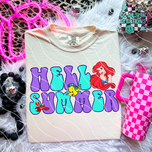 Hello Summer Characters 3 PNG Digital Download