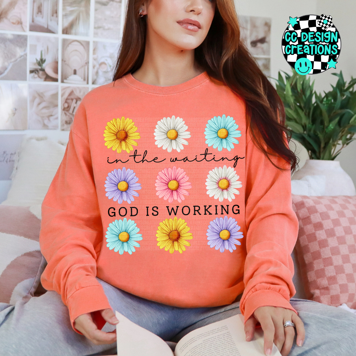 God Is Working PNG Digital Download