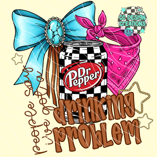 Dr P Drinking Problem PNG Digital Download