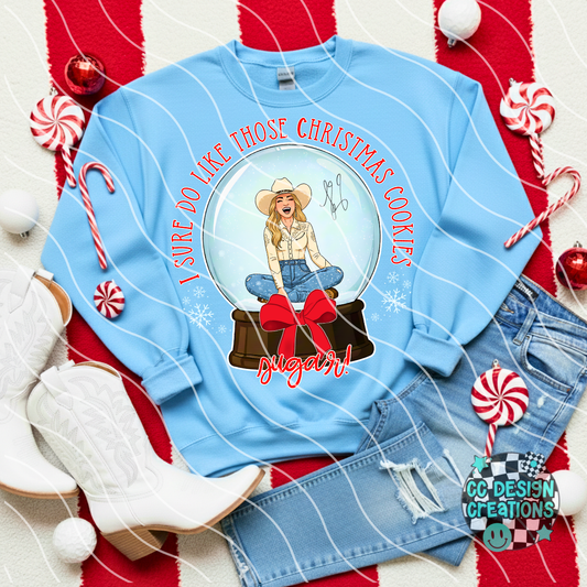 Lainey Snow Globe PNG Digital Download