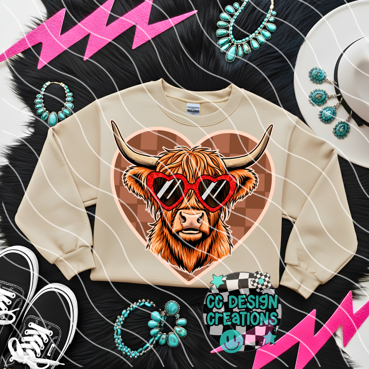 Highland Love PNG Digital Download