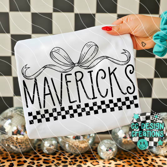 Mavericks Distressed Mascot PNG Digital Download