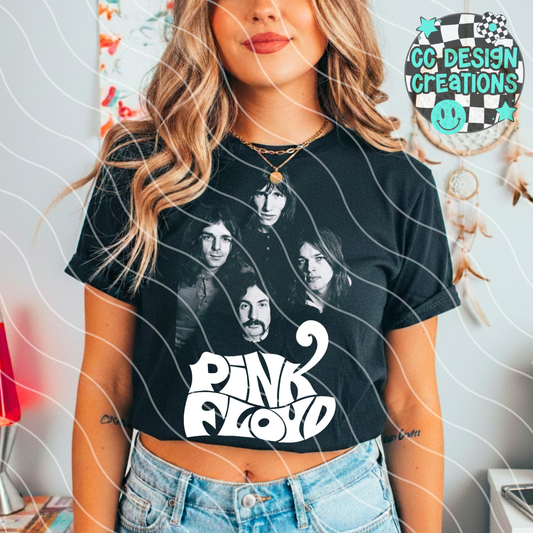 Pi nk Flo yd Halftone PNG Digital Download