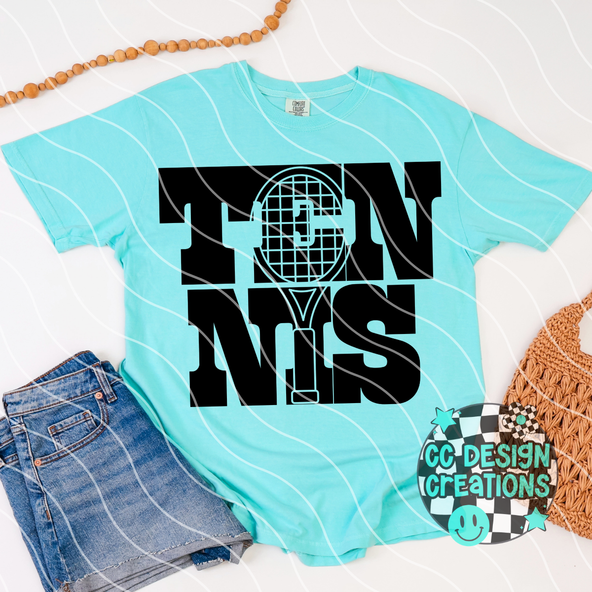 Tennis See Through PNG Digital Download