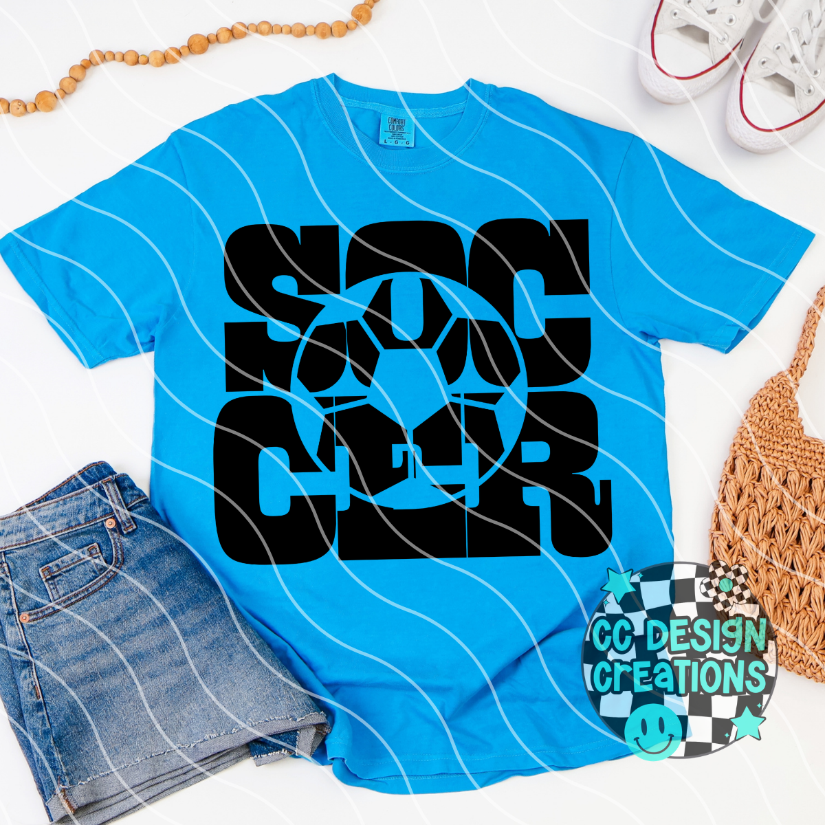 Soccer See Through PNG Digital Download