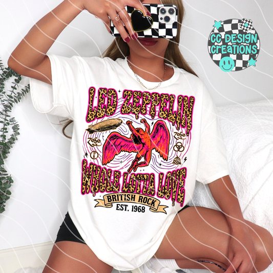 Led Zep plin PNG Digital Download