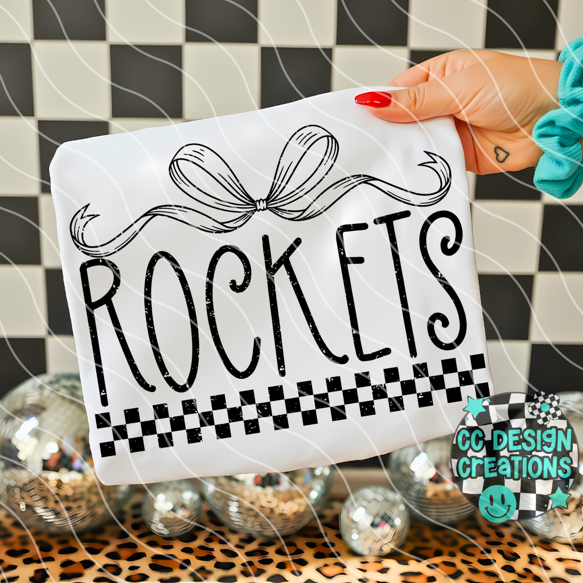 Rockets Distressed Mascot PNG Digital Download