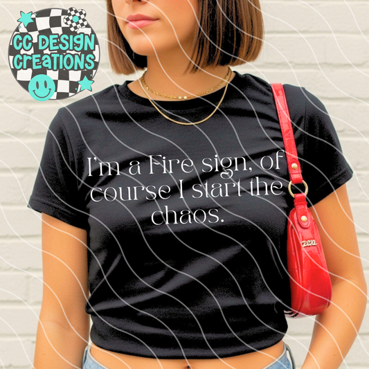 Fire Sign PNG Digital Download (Black + White Included)