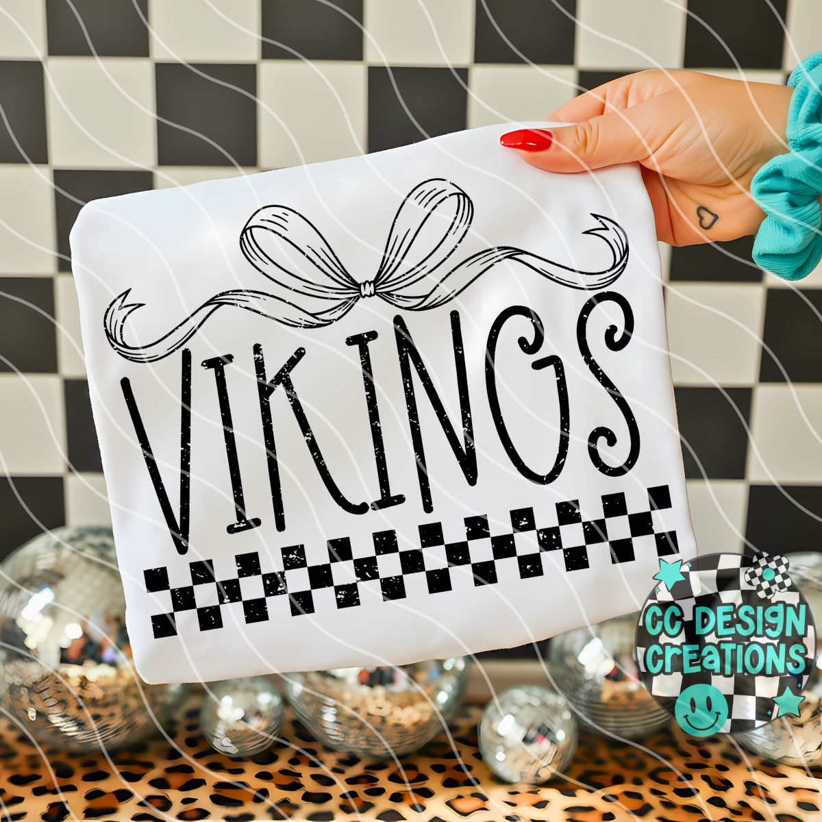 Vikings Distressed Mascot PNG Digital Download