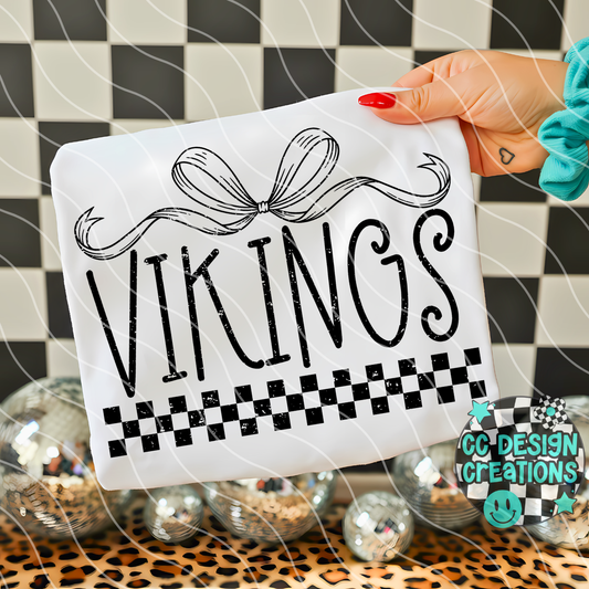Vikings Distressed Mascot PNG Digital Download