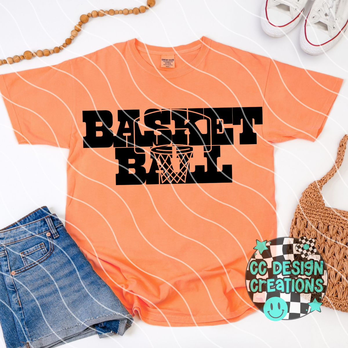 Basketball See Through PNG Digital Download