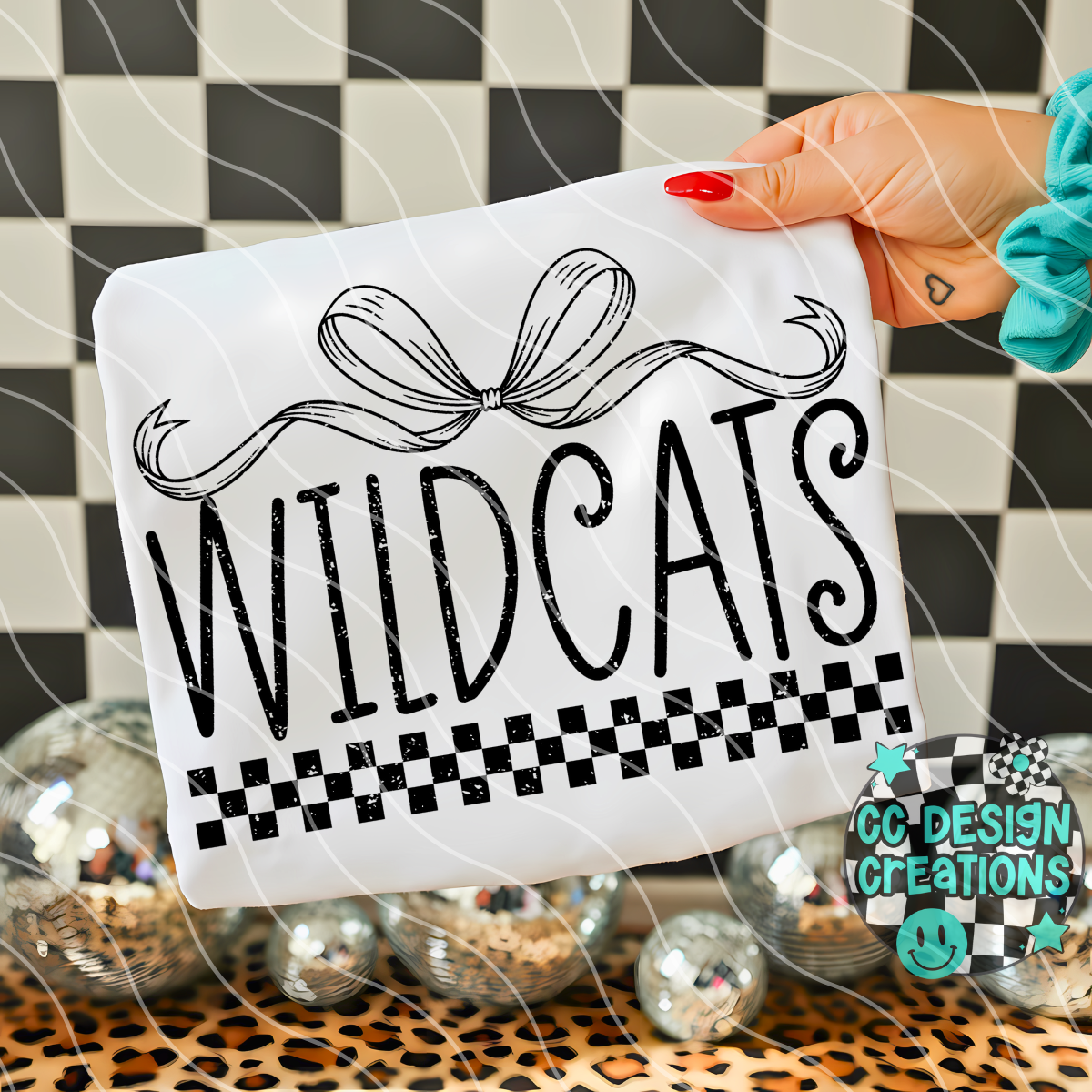 Wildcats Distressed Mascot PNG Digital Download